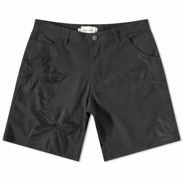 Photo: Honor the Gift Men's Floral Canvas Shorts in Black