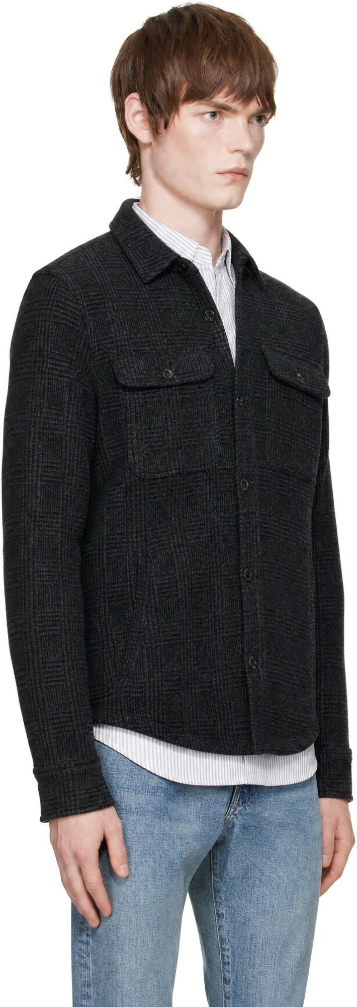 Polo Ralph Lauren Gray Knit Wool Shirt