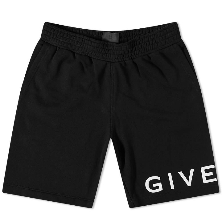 Photo: Givenchy Embroidered Logo Boxy Fit Short