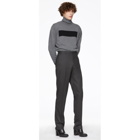 Random Identities Grey Classic One-Pleat Trousers