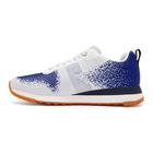 PS by Paul Smith White and Blue Rappid MS2 Sneakers