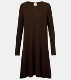 Jardin des Orangers Wool and cashmere midi dress