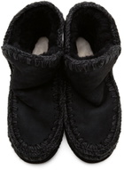 Mou Black Suede Ankle 18 Boots