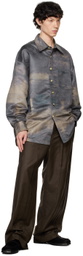 Feng Chen Wang Brown Folding Trousers