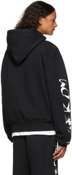 Heron Preston Black Heron Brushed Hoodie