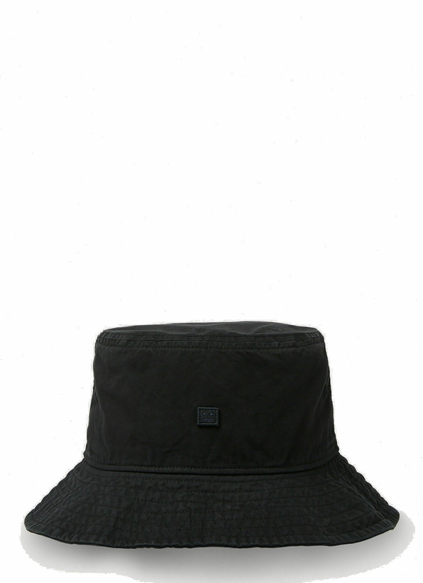 Photo: Face Patch Bucket Hat in Black