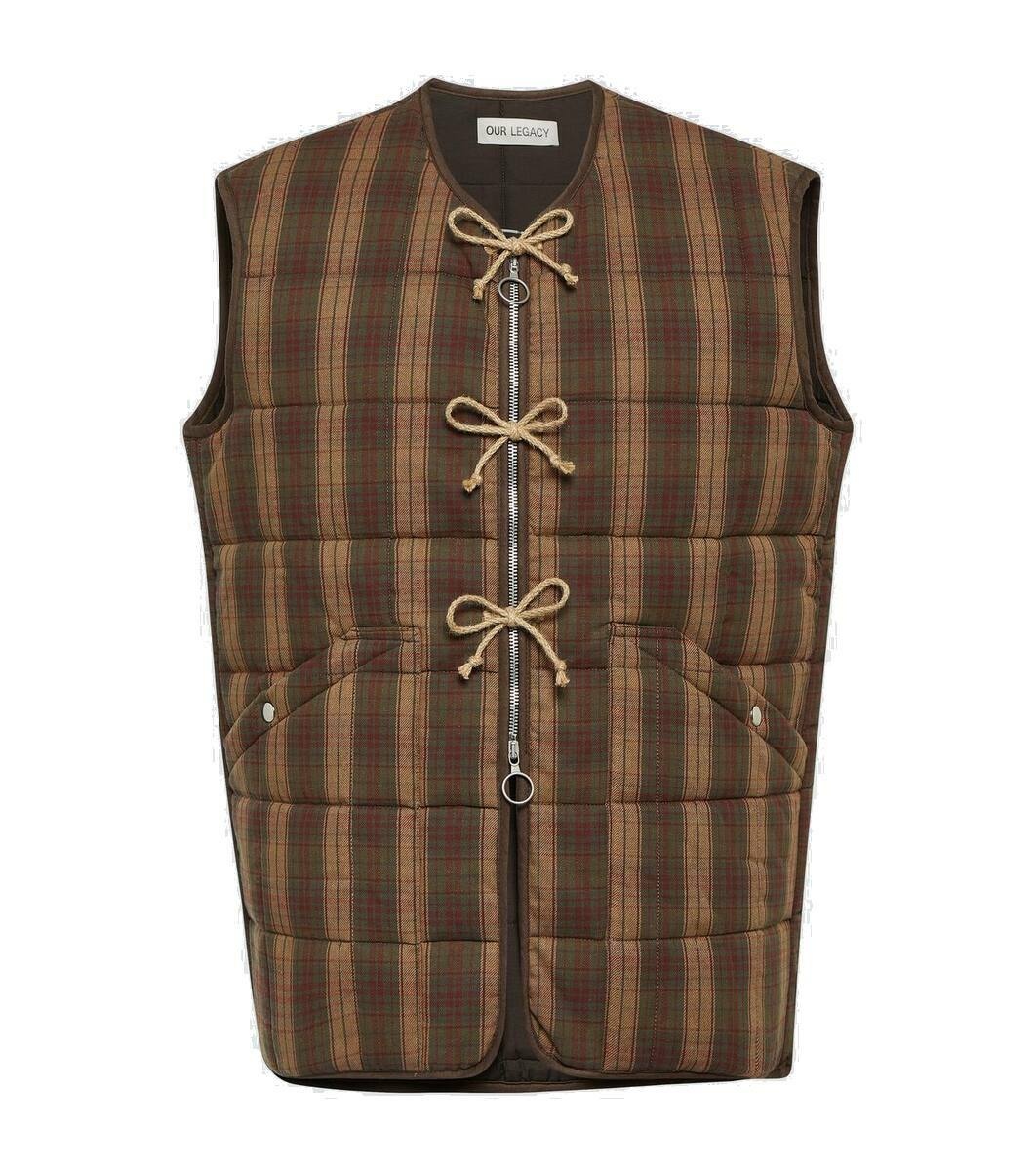 Photo: Our Legacy Reversible padded vest