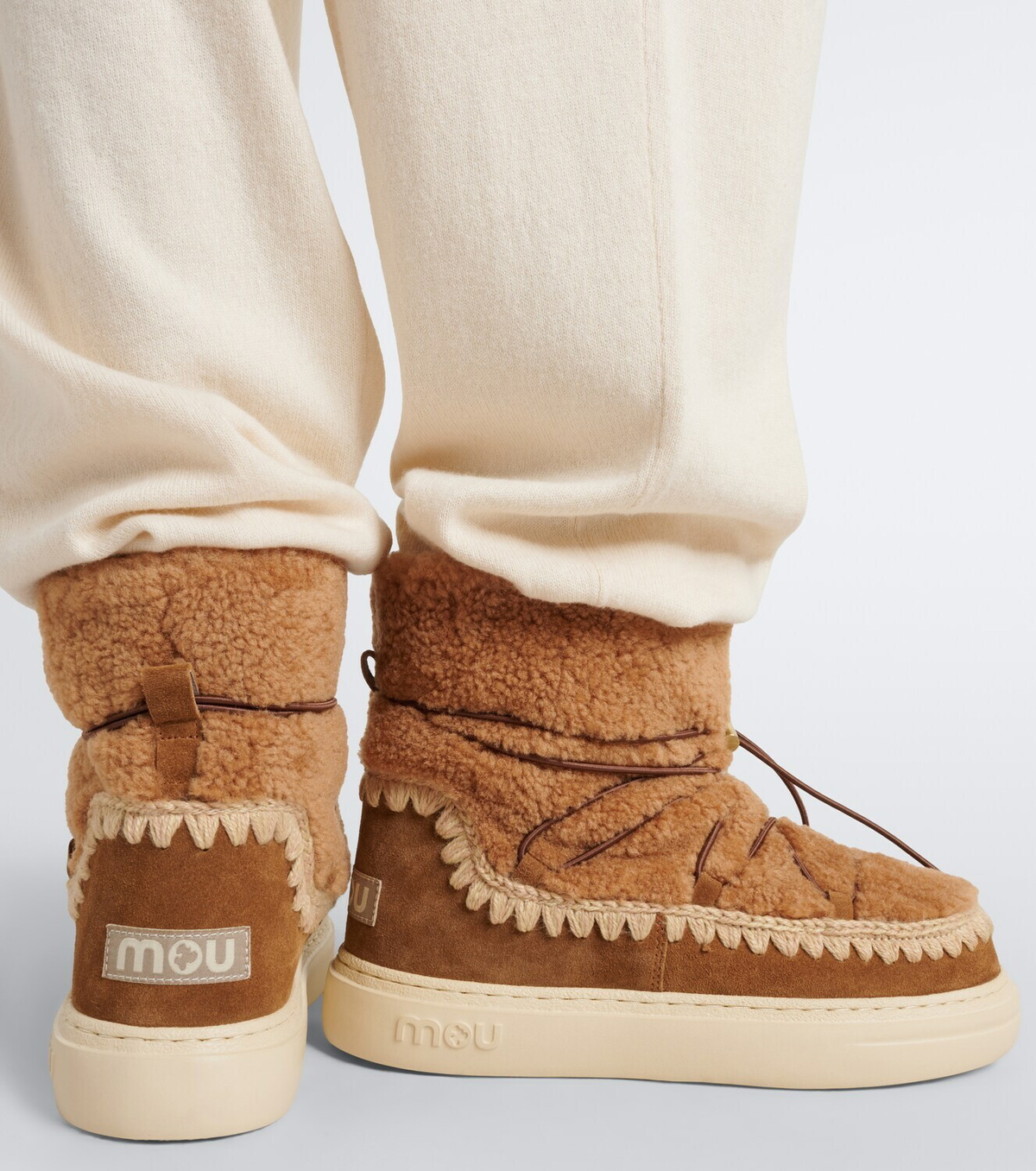 Mou Sneaker Bold shearling ankle boots