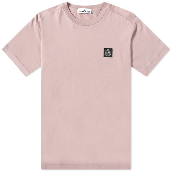 Photo: Stone Island Men's Patch T-Shirt in Rose