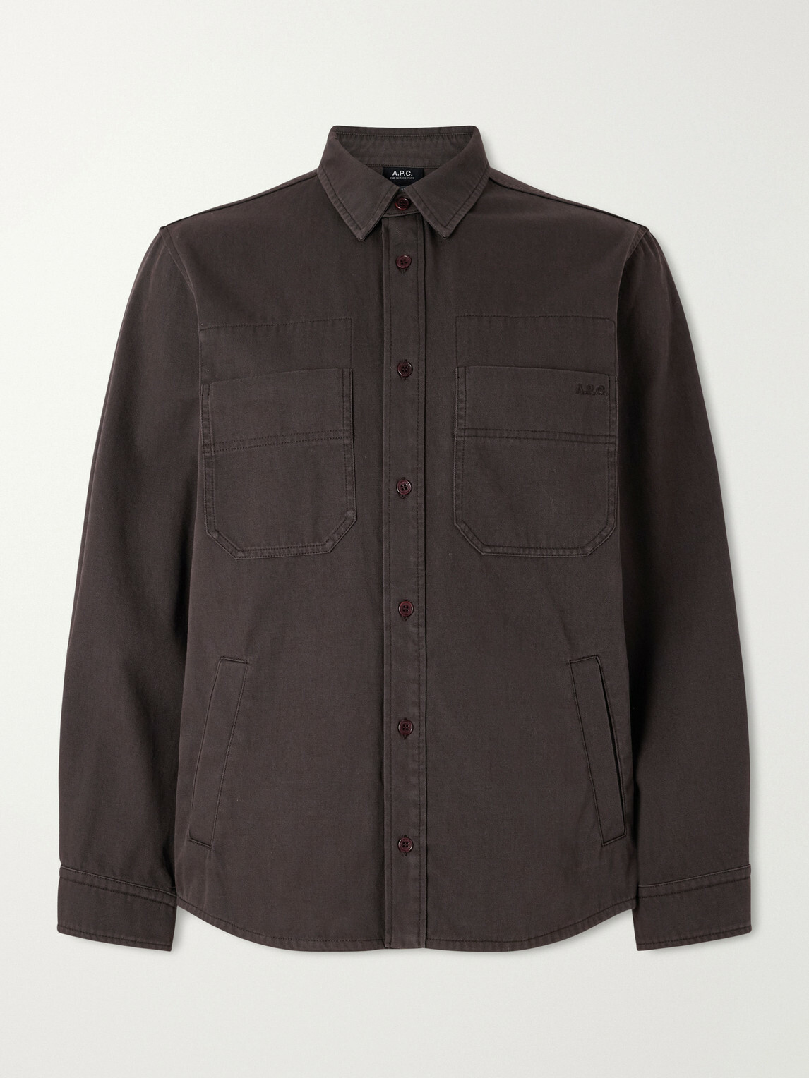 A.P.C. - Noah Cotton-Twill Blouson Jacket - Brown A.P.C.