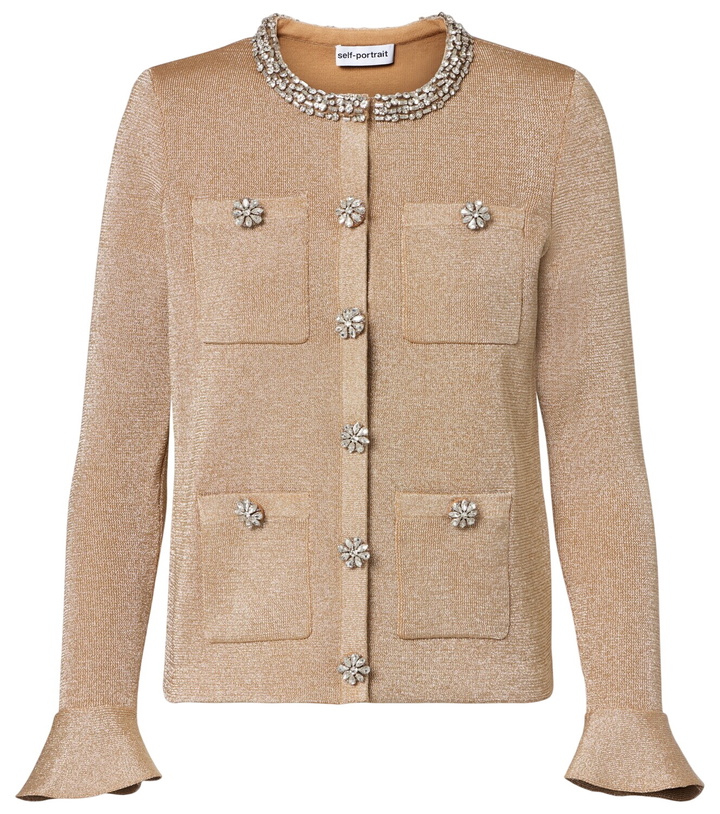 Photo: Self-Portrait Embellished cardigan