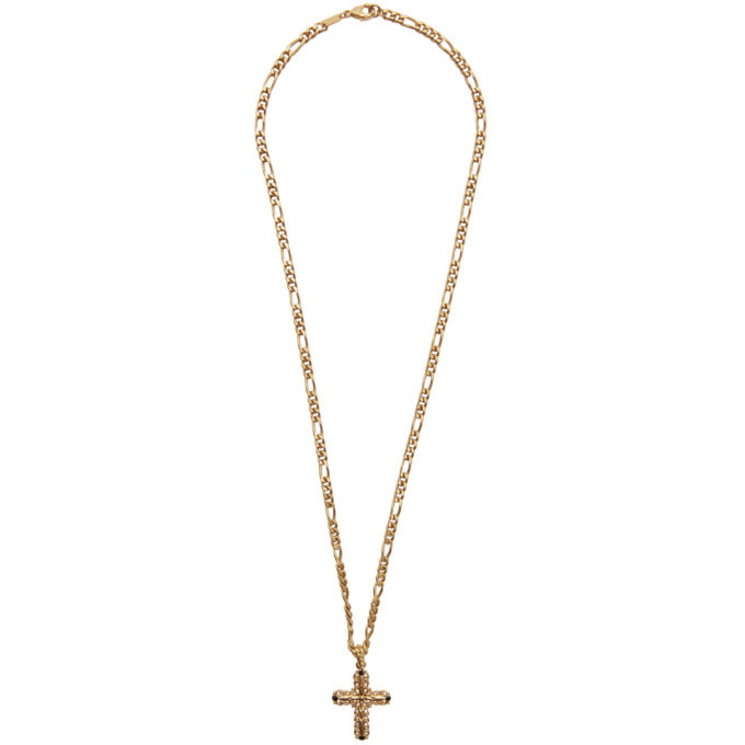 Photo: Dolce and Gabbana Gold Cross Necklace