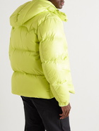 Moncler - Coutard Hooded Quilted Glossed-Shell Down Jacket - Yellow