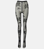 Valentino Floral tights