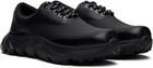 Comme des Garçons Homme Black Synthetic Leather Low Top Sneakers