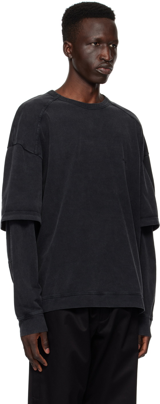 DARKPARK Black Theo Long Sleeve T-Shirt