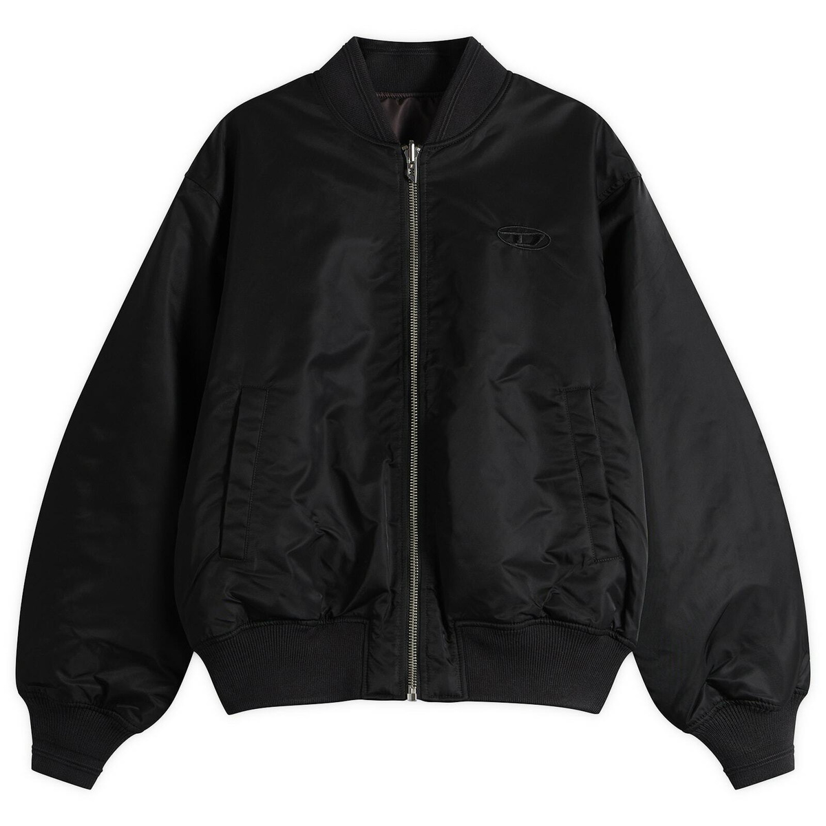 Diesel Men's Reversible Bomber Jacket in Black