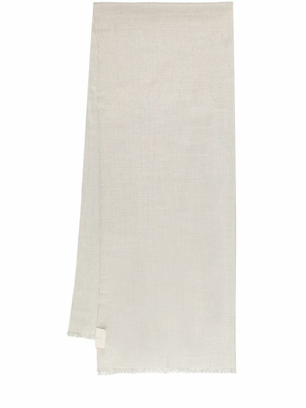 Photo: BRUNELLO CUCINELLI - Cashmere & Silk Lurex Scarf