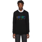 Kenzo Black Wool Kenzo Paris Sweater