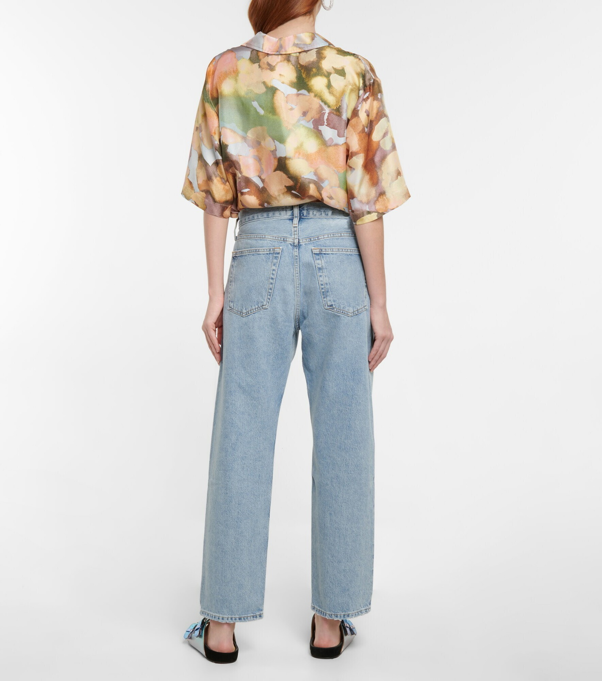 Agolde - Wyman low-rise straight jeans