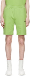 Helmut Lang Green Cotton Shorts