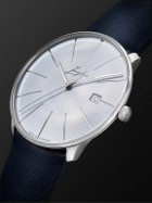 Junghans - Meister Fein Signatur Automatic 39.5mm Stainless Steel and Leather Watch, Ref. No. 27/4359.00