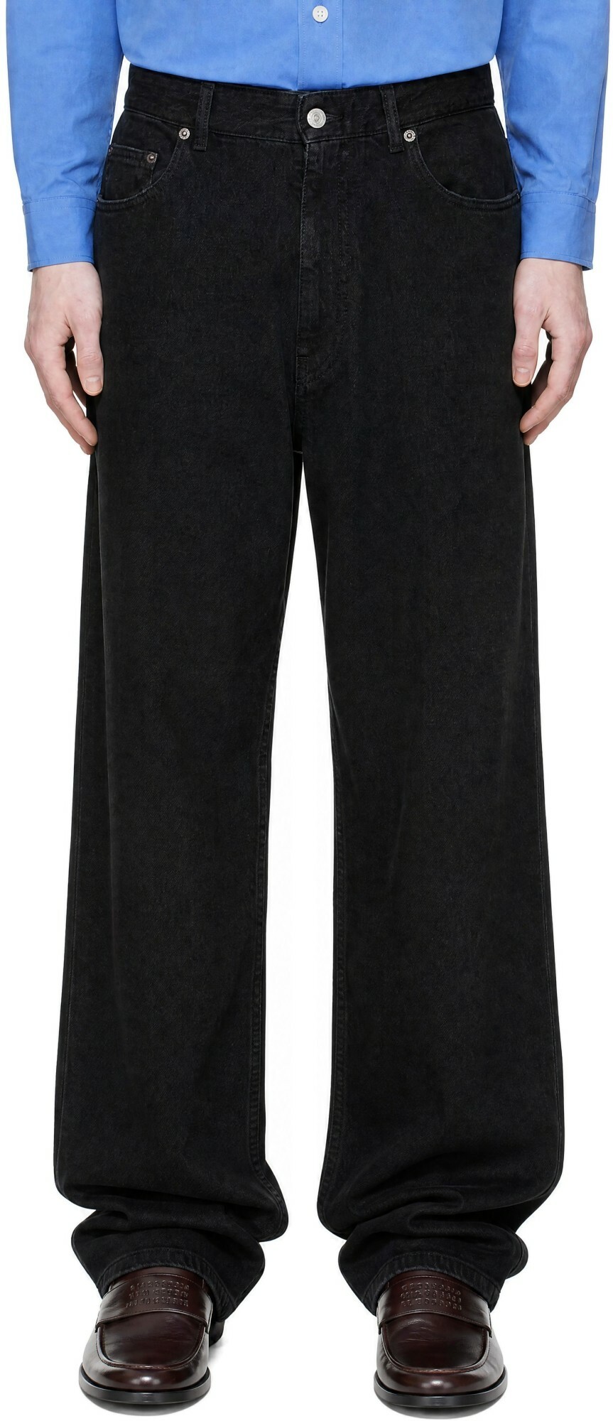 MM6 Maison Margiela Black 5 Pocket Jeans