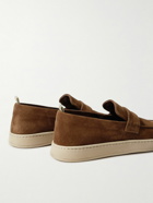 Officine Creative - Herbie Suede Loafers - Brown