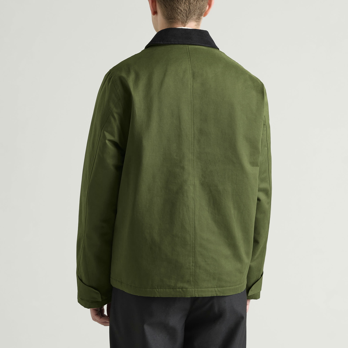 Les Deux Men's Worker Jacket in Rifle Green