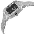 Mathey-Tissot Gemina Quartz Diamond Black Dial Ladies Watch D984SAN