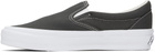 Vans Gray Classic Slip-on Sneakers