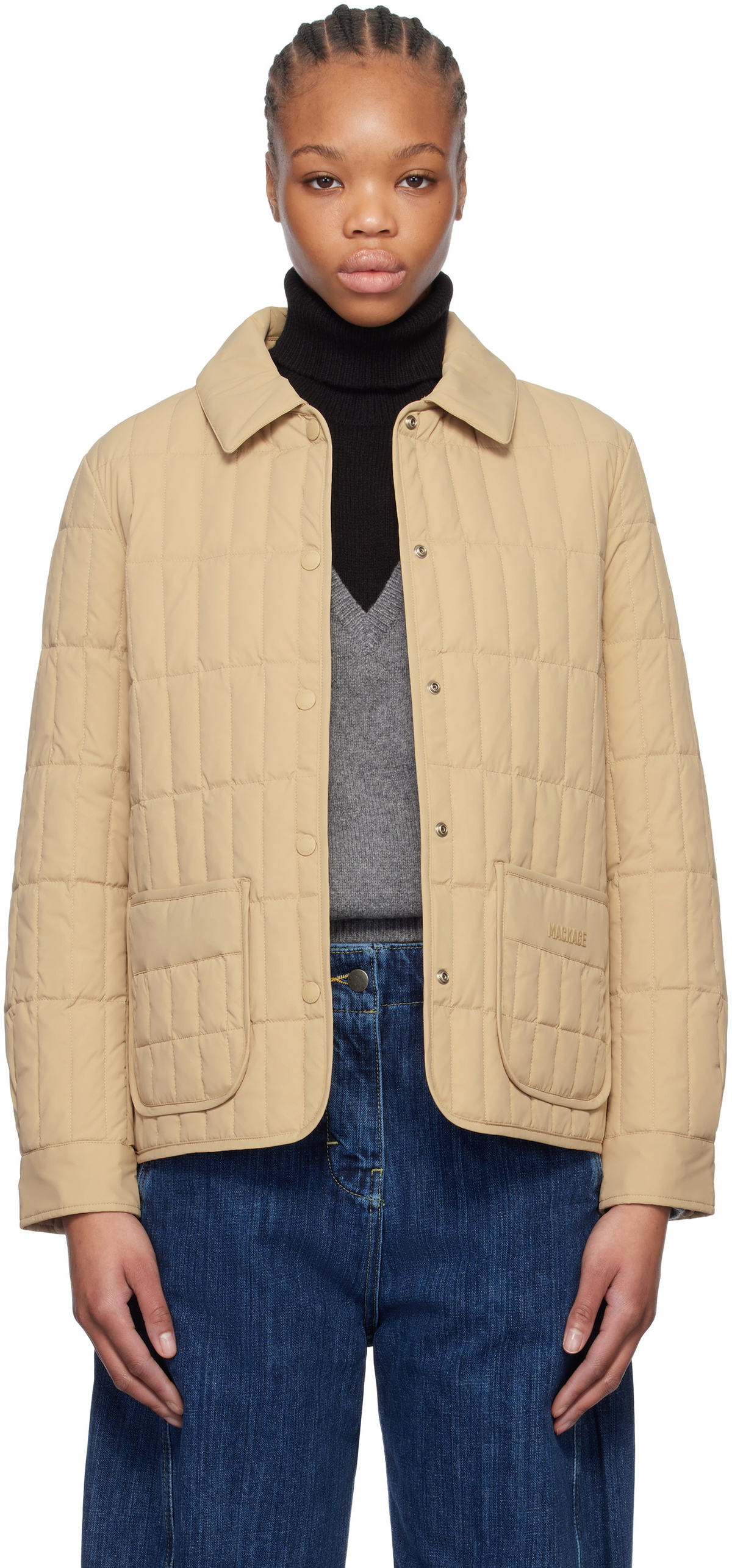 MACKAGE Beige Dulcia Down Jacket
