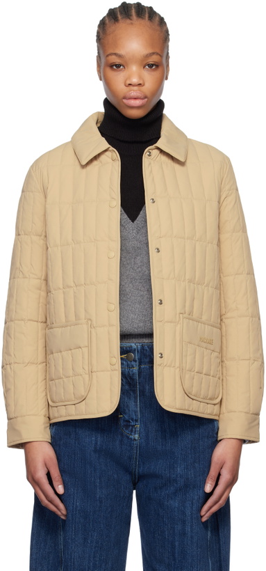 Photo: MACKAGE Beige Dulcia Down Jacket