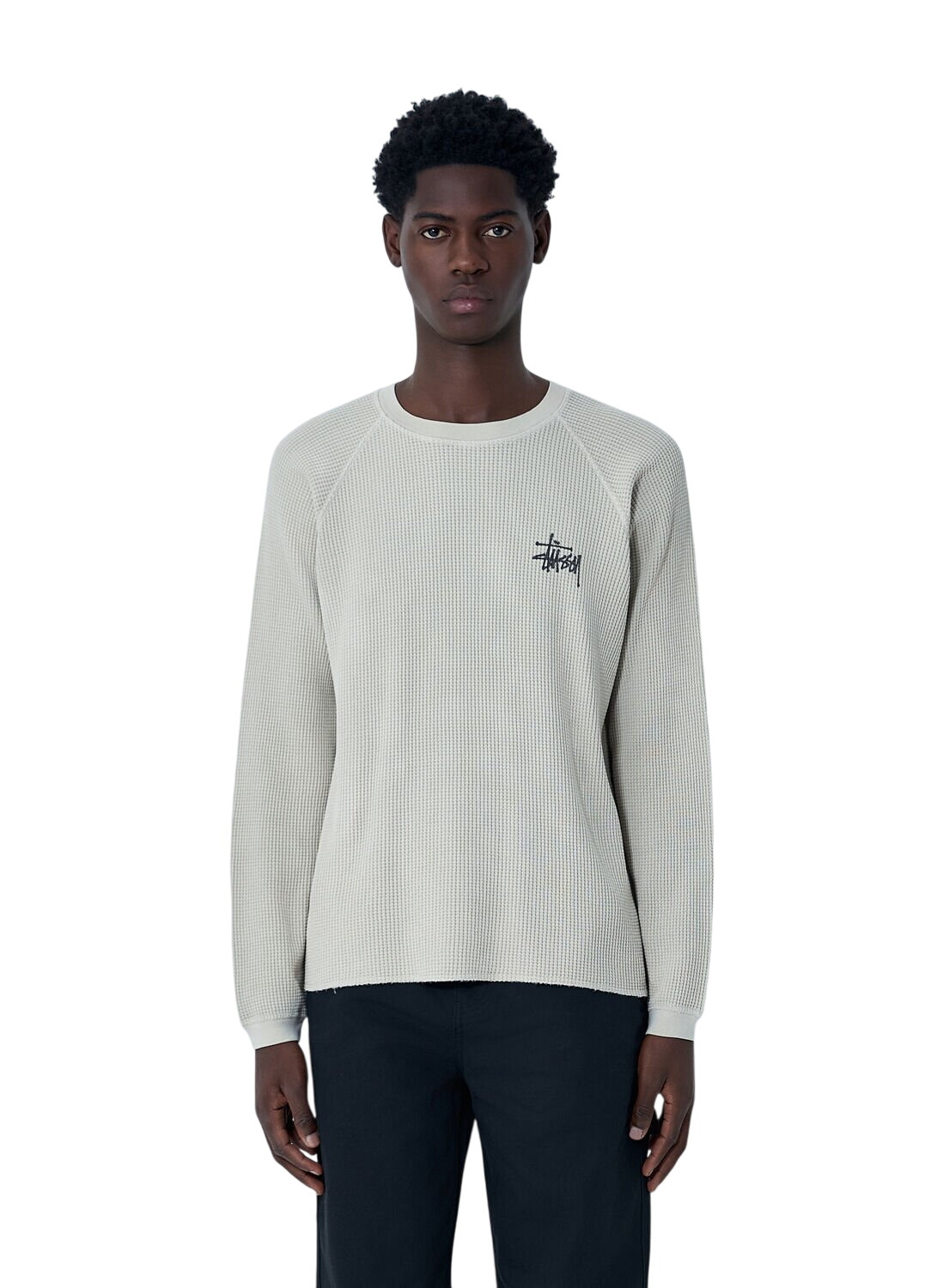 Stussy Poly Track Crew Sweat Blue Stussy