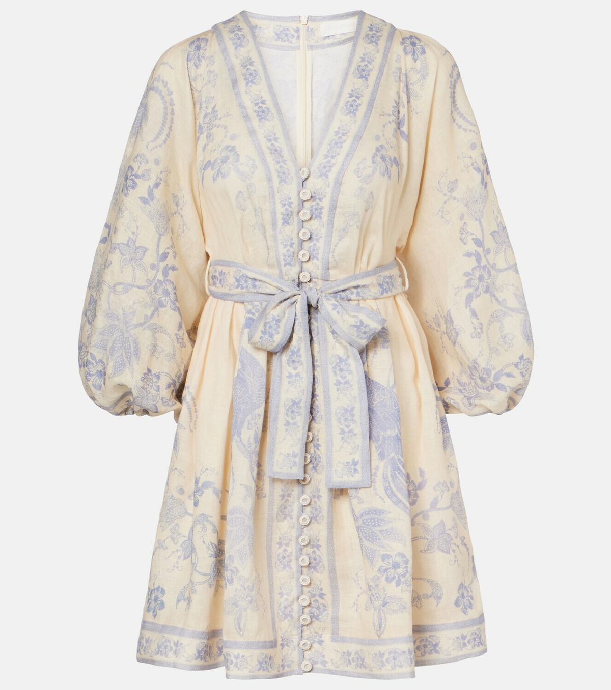 Zimmermann Indra floral linen minidress