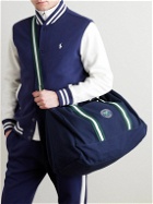 Polo Ralph Lauren - Wimbledon Appliquéd Webbing and Leather-Trimmed Canvas Duffle Bag