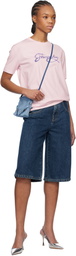 Givenchy Blue Curved Side Denim Shorts