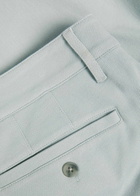 Paige Stafford Tapered-leg Jersey Trousers Light Blue