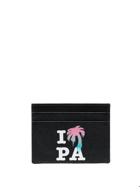 PALM ANGELS - I Love Pa Leather Card Case