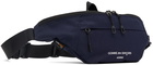 Comme des Garçons Homme Navy Cordura Messenger Bag