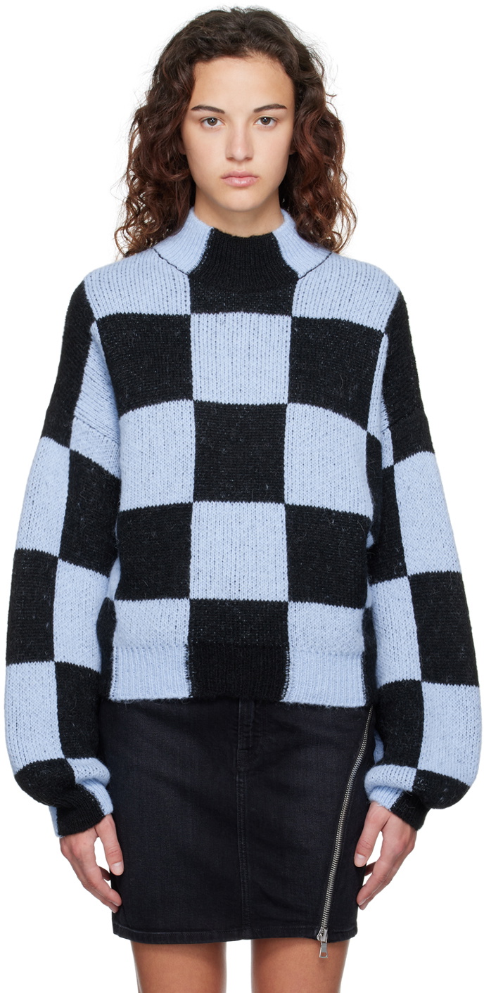Stine Goya Blue & Black Adonis Sweater Stine Goya