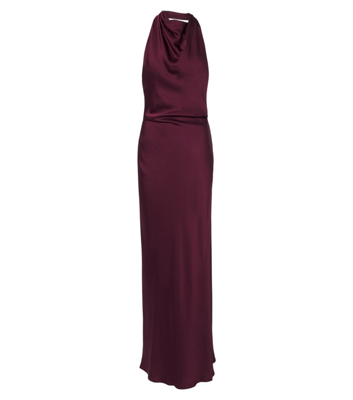 Photo: Simkhai Reannon halterneck satin gown