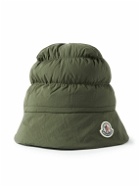 Moncler Genius - Pharrell Williams Logo-Appliquéd Quilted Nylon Down Bucket Hat - Green