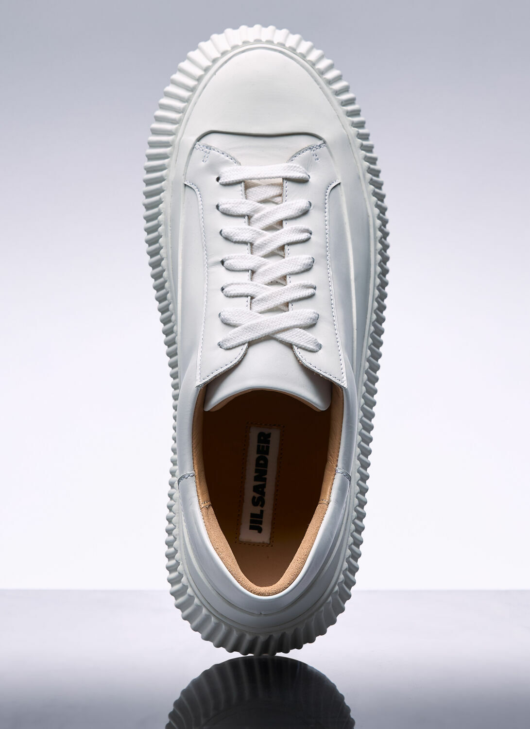 Jil Sander Leather Sneakers
