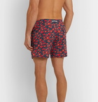 Vilebrequin - Moorise Crackers Mid-Length Printed Swim Shorts - Red