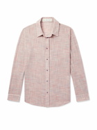God's True Cashmere - Space-Dyed Cashmere and Wool-Blend Gauze Shirt - Pink