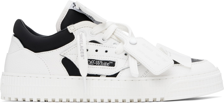 Photo: Off-White White & Black Low 3.0 Off Court Sneakers