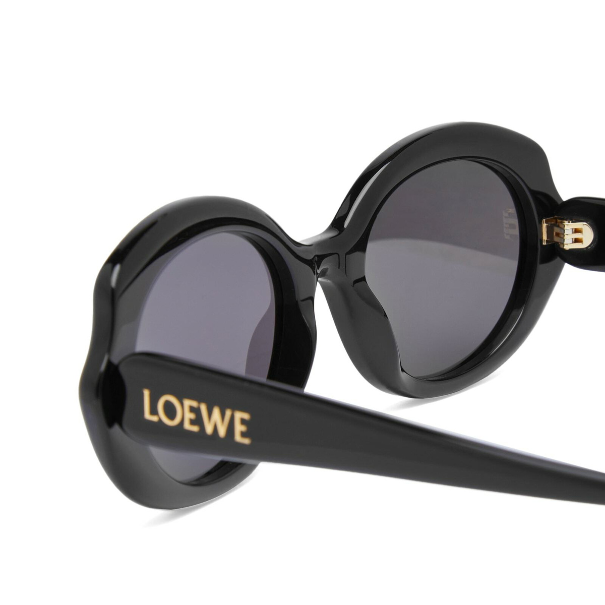 サングラス LOEWE SLIM SUNGLASSES Loewe Eyewear Women's Loewe Slim Sunglasses in Shiny Black
