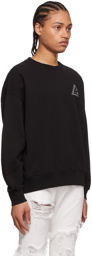 Just Cavalli Black Cotton Sweatshirt