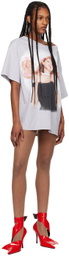 ALL-IN Gray Allina Sleeping T-Shirt